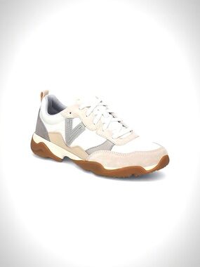 Vionic Women's Beige, White & Gray Walk Slim Glide Sneakers - Size 9 - Like New